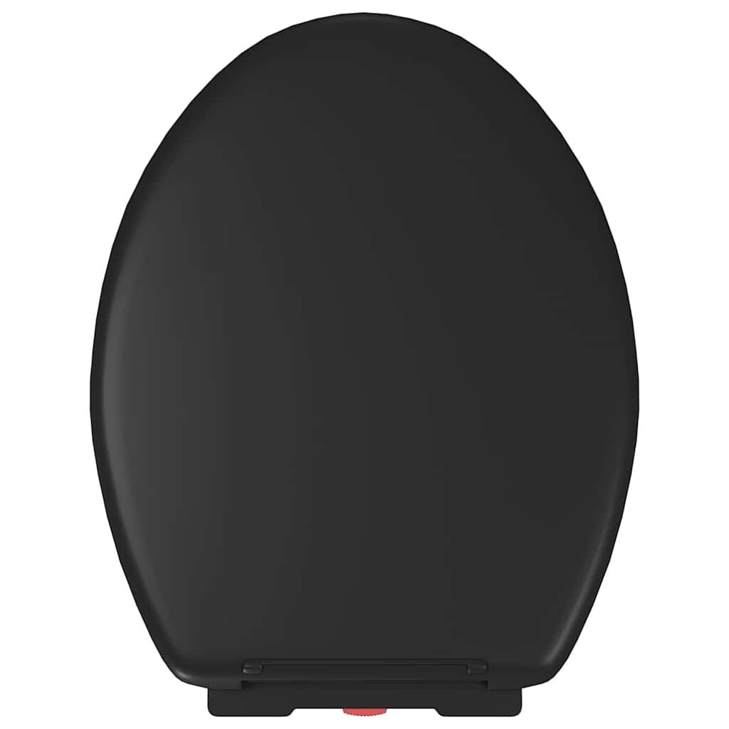 Soft-close Toilet Seat with Quick-release Design Black