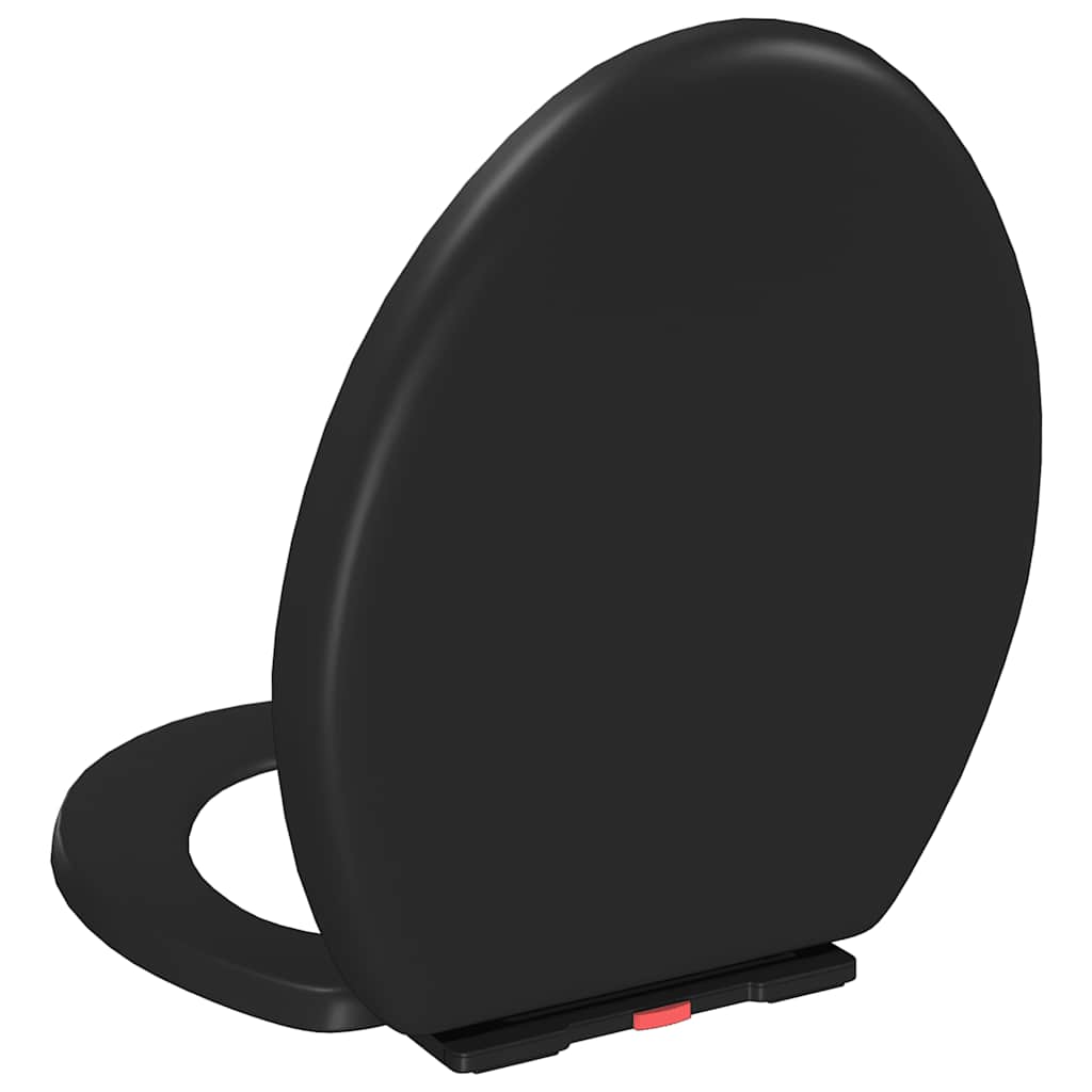 Soft-close Toilet Seat with Quick-release Design Black