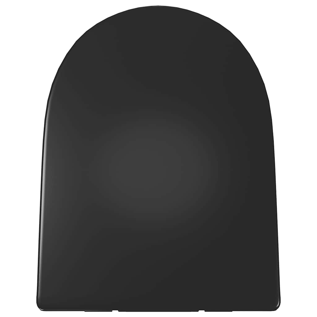 Soft-close Toilet Seat with Quick-release Design Black