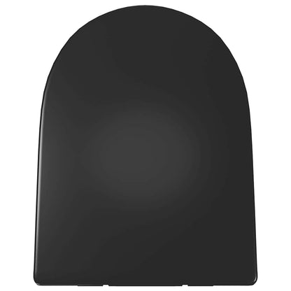 Soft-close Toilet Seat with Quick-release Design Black
