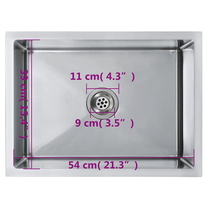 Handmade Kitchen Sink Stainless Steel