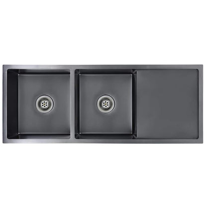 Handmade Kitchen Sink Black Stainless Steel