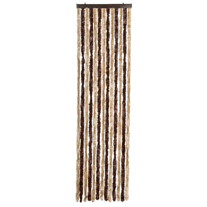 Insect Curtain Beige and Light Brown 56x185 cm Chenille