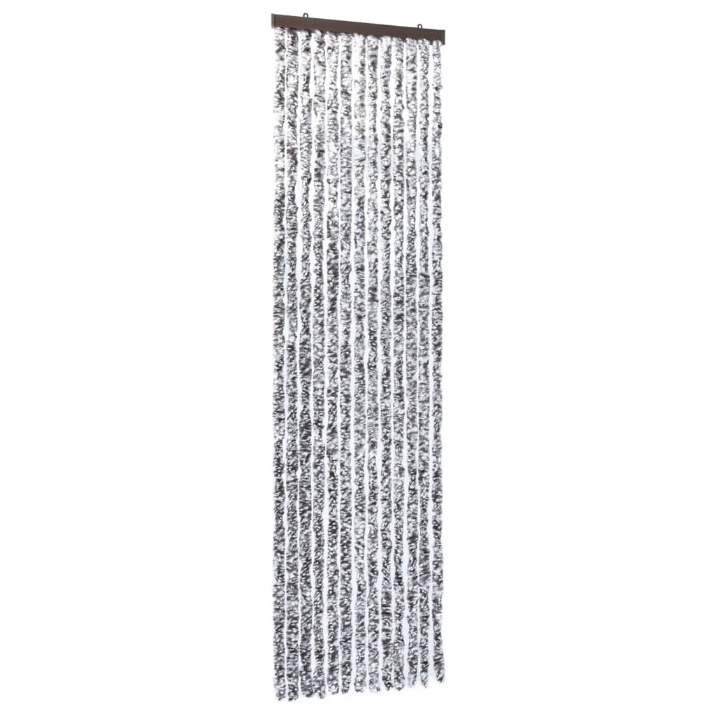 Insect Curtain Brown and Beige 56x185 cm Chenille