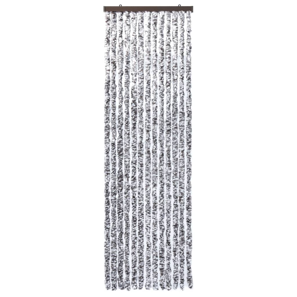 Insect Curtain Brown and Beige 56x185 cm Chenille