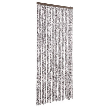 Insect Curtain Brown and Beige 100x220 cm Chenille