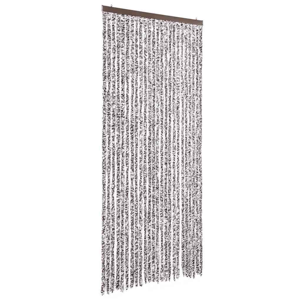 284278 vidaXL Insect Curtain Brown and Beige 100x220 cm Chenille