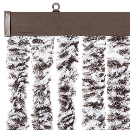 Insect Curtain Brown and Beige 100x220 cm Chenille
