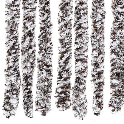 284278 vidaXL Insect Curtain Brown and Beige 100x220 cm Chenille