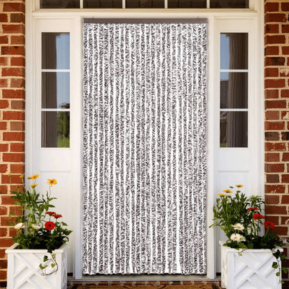 Insect Curtain Brown and Beige 100x220 cm Chenille