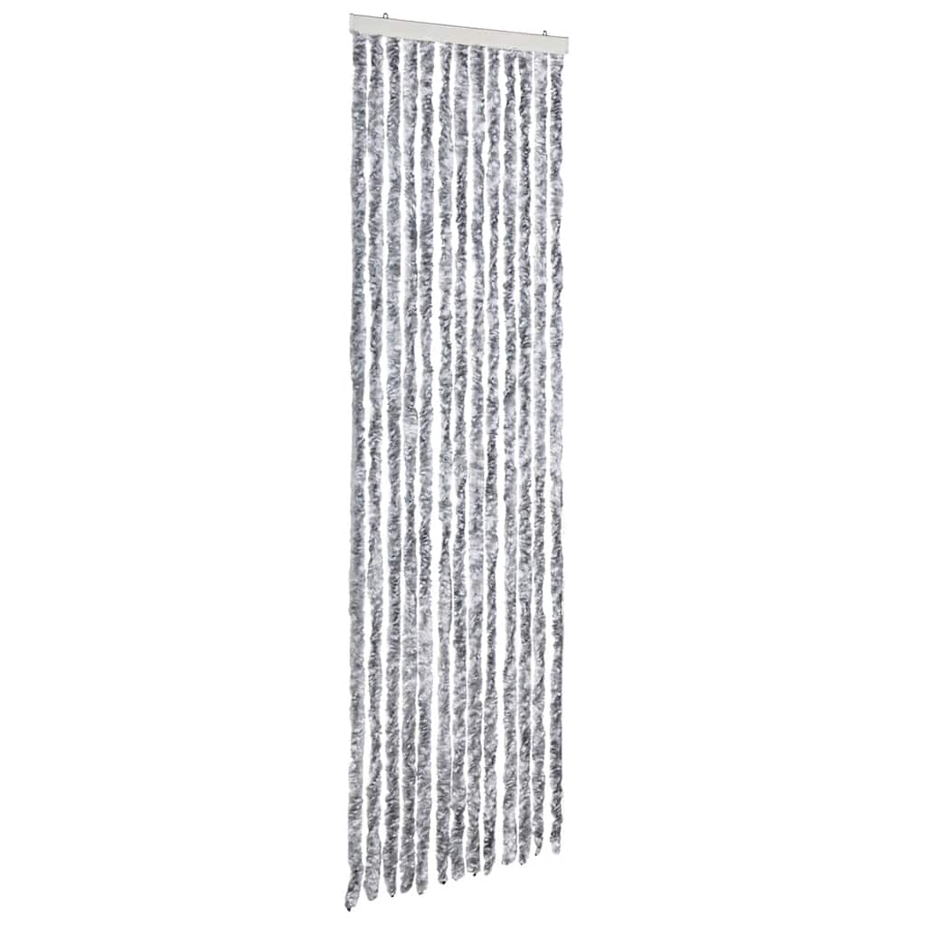 Insect Curtain White and Grey 56x185 cm Chenille