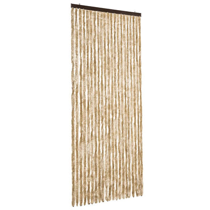 284283 vidaXL Insect Curtain Beige 90x220 cm Chenille
