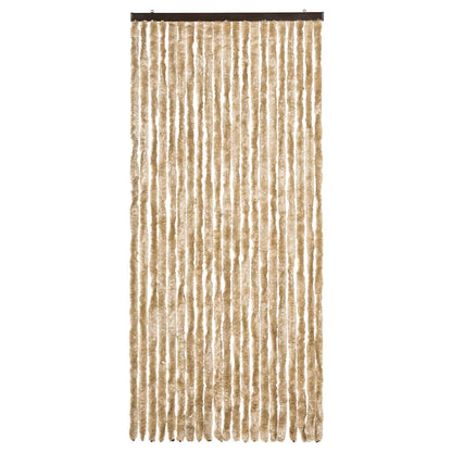 284283 vidaXL Insect Curtain Beige 90x220 cm Chenille