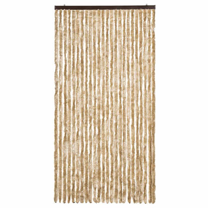 284284 vidaXL Insect Curtain Beige 100x220 cm Chenille