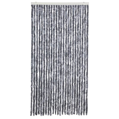 284287 vidaXL Insect Curtain Silver 100x220 cm Chenille