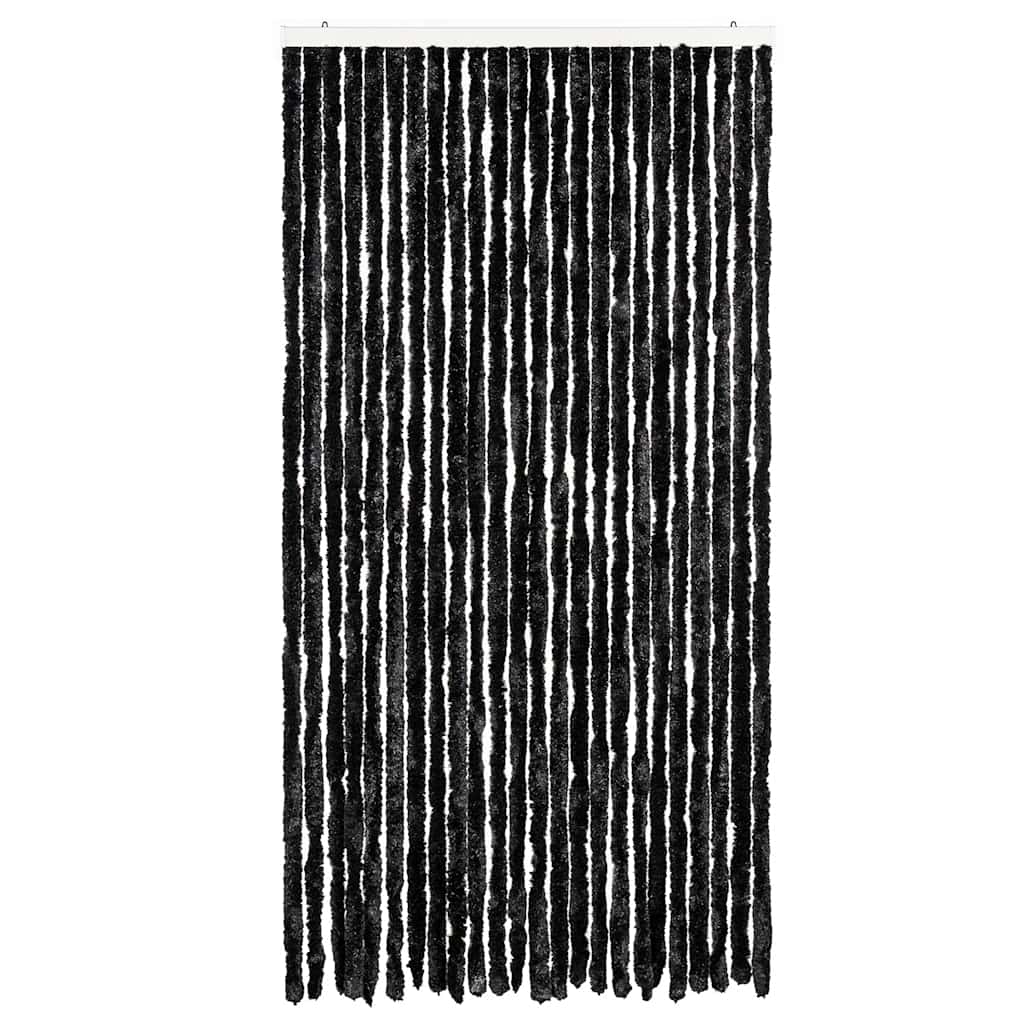 284290 vidaXL Insect Curtain Anthracite 100x220 cm Chenille