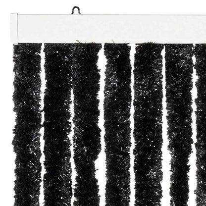 284290 vidaXL Insect Curtain Anthracite 100x220 cm Chenille