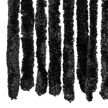 284290 vidaXL Insect Curtain Anthracite 100x220 cm Chenille