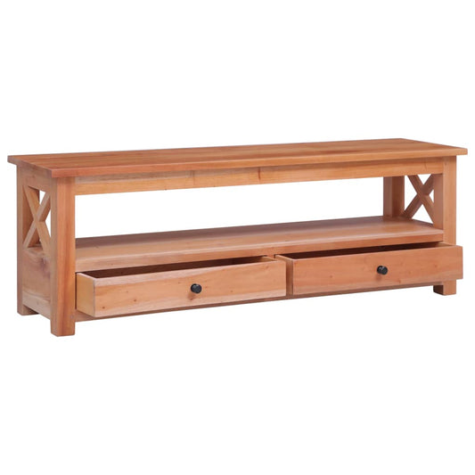 TV Cabinet 120x30x40 cm Solid Mahogany Wood