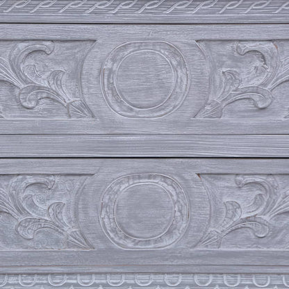 Sideboard | Grey wash finish | Solid Mahogany wood | 90x30x60 cm