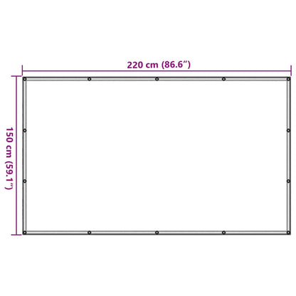 Trailer Net HDPE 1.5x2.2 m Black