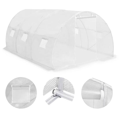 Greenhouse | White | PE mesh fabric, galvanised steel | 13.5m²