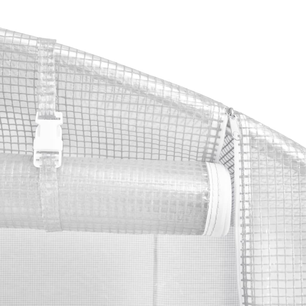 Greenhouse | White | PE mesh fabric, galvanised steel | 13.5m²