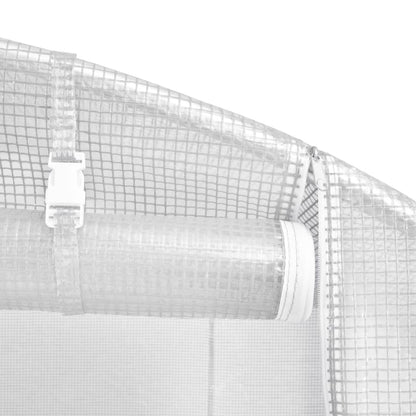 Greenhouse | White | PE mesh fabric, galvanised steel | 13.5m²