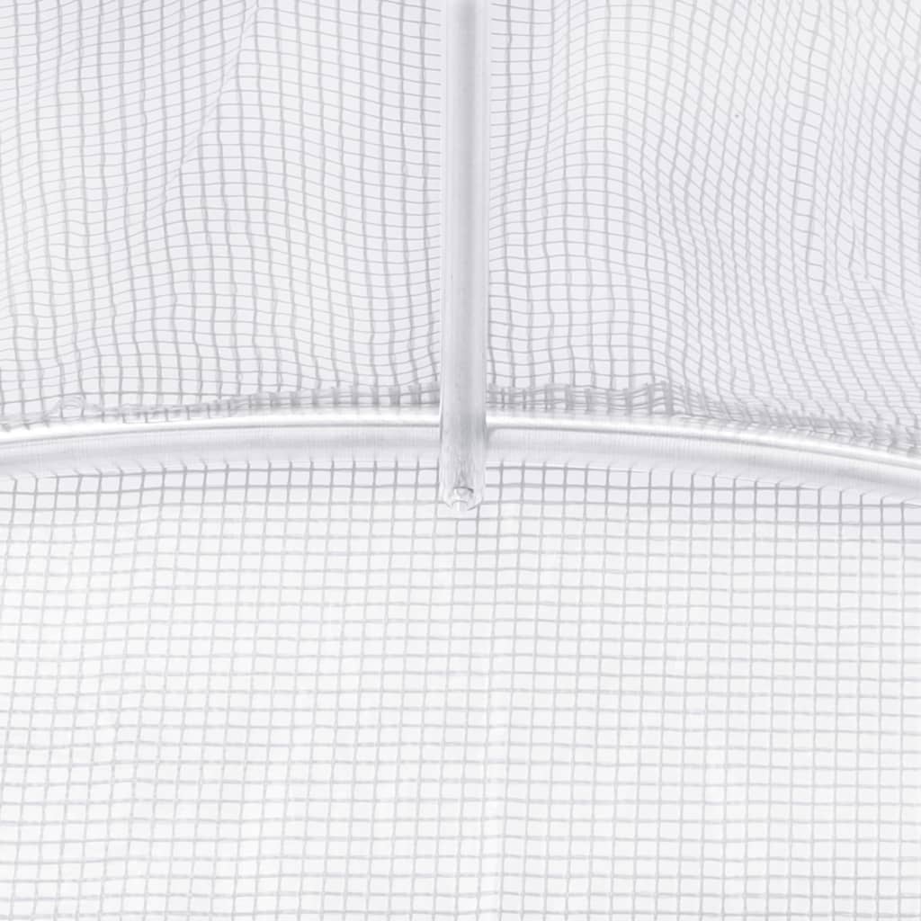 Greenhouse | White | PE mesh fabric, galvanised steel | 13.5m²