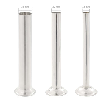 Manual Sausage Stuffer Silver 15 L Stainless Steel