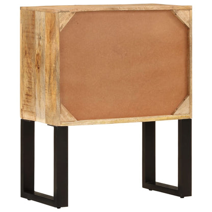 Sideboard | Natural | Solid Mango Wood and Galvanised Steel | Medium