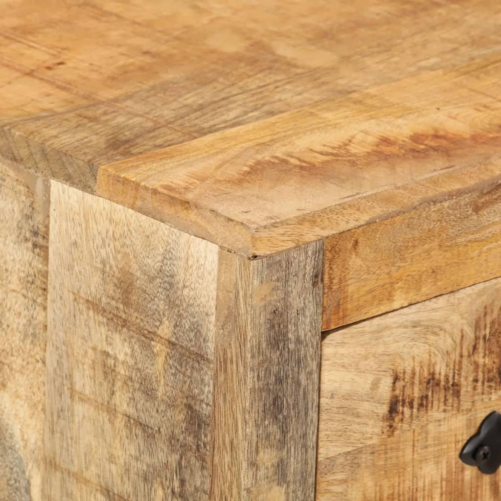 Sideboard | Natural | Solid Mango Wood and Galvanised Steel | Medium