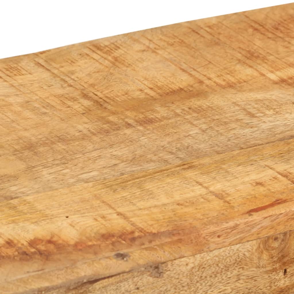 Sideboard | Natural | Solid Mango Wood and Galvanised Steel | Medium