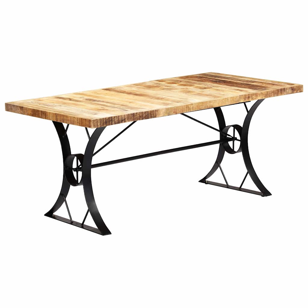 282766 vidaXL Dining Table 180x90x76 cm Solid Mango Wood