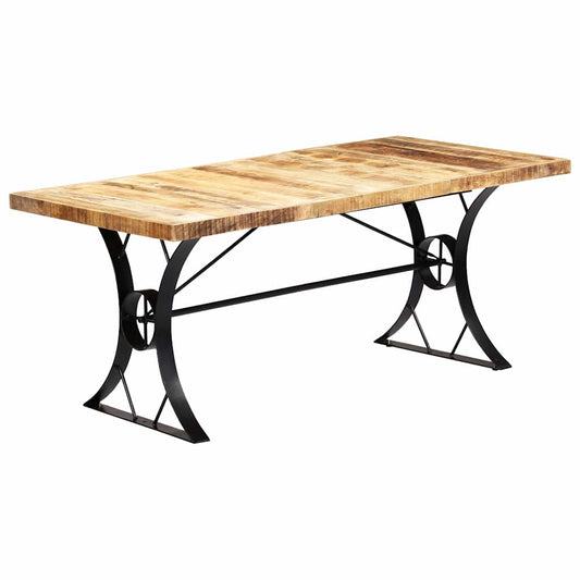 282766 vidaXL Dining Table 180x90x76 cm Solid Mango Wood
