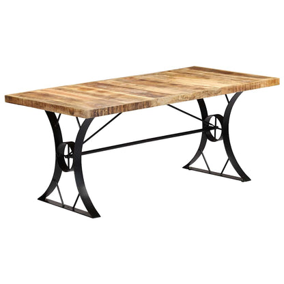 282766 vidaXL Dining Table 180x90x76 cm Solid Mango Wood