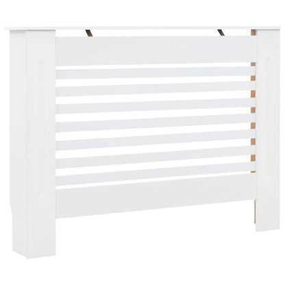 Radiator Cover White 112x19x81.5 cm MDF