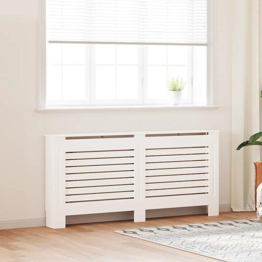 284322 vidaXL Radiator Cover White 172x19x81,5 cm MDF