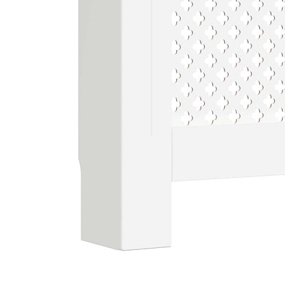 Radiator Cover White 112x19x81.5 cm MDF