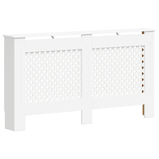 Radiator Cover White 152x19x81.5 cm MDF