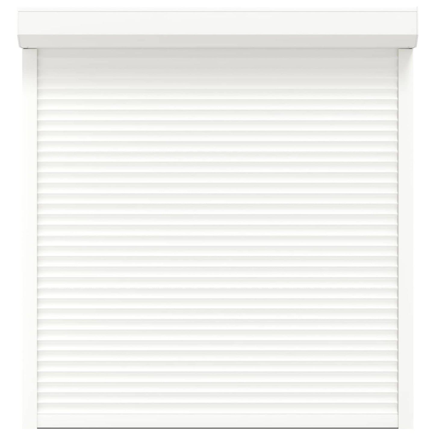 Roller Shutter White 140 x 150 cm Aluminium and Polyurethane