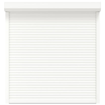Roller Shutter White 140 x 150 cm Aluminium and Polyurethane