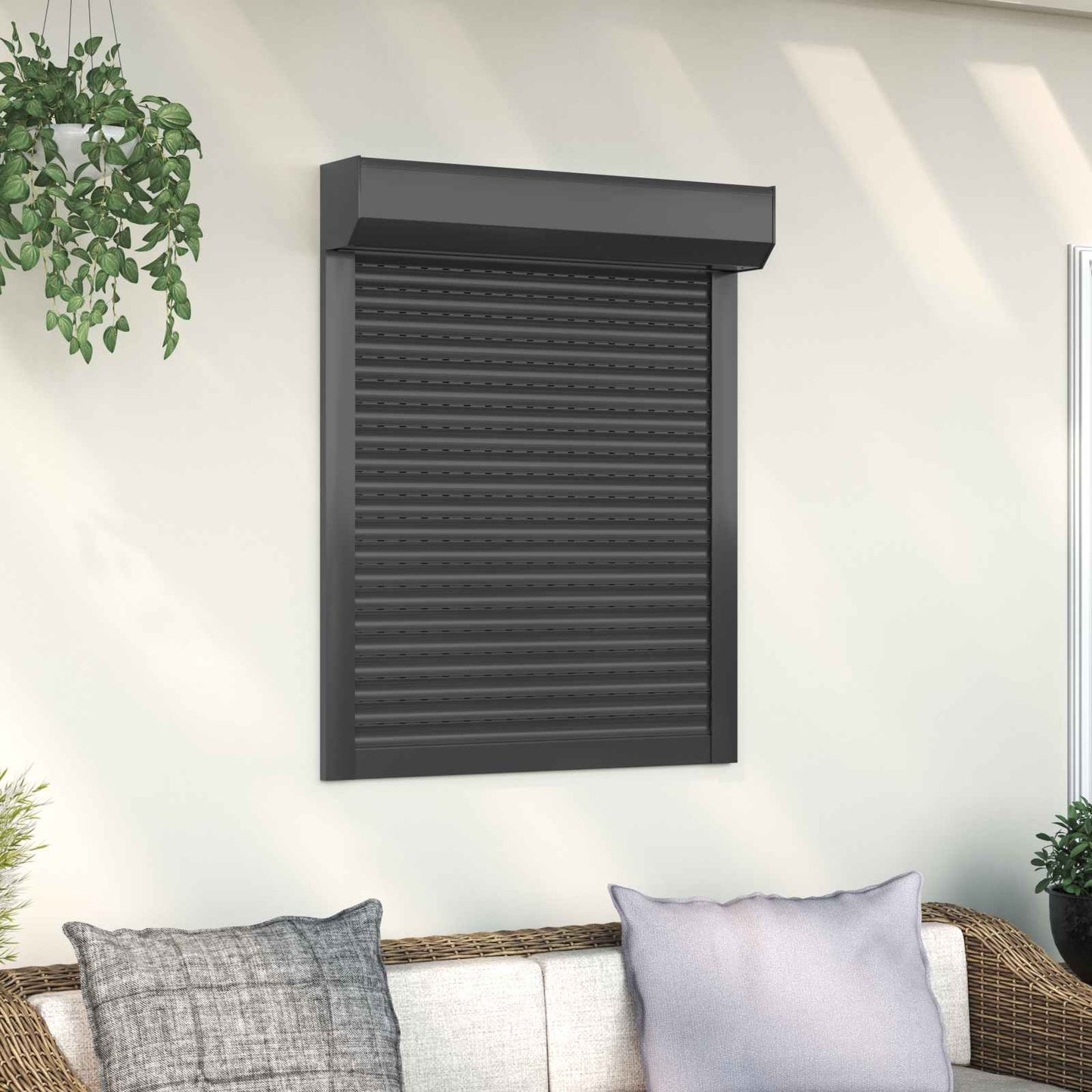 Roller Shutter Manual Anthracite 70 x 100 cm
