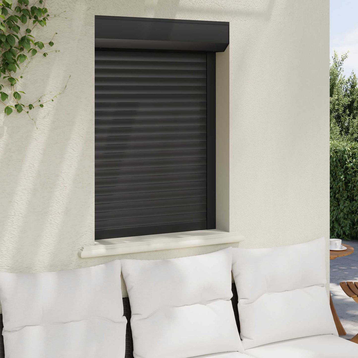 Roller Shutter Manual Anthracite 70 x 100 cm