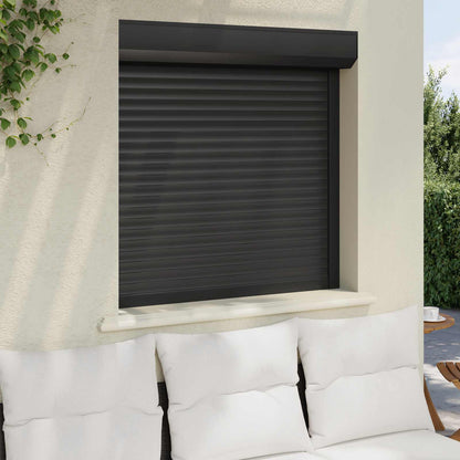 Roller Shutter Manual Anthracite 100 x 100 cm
