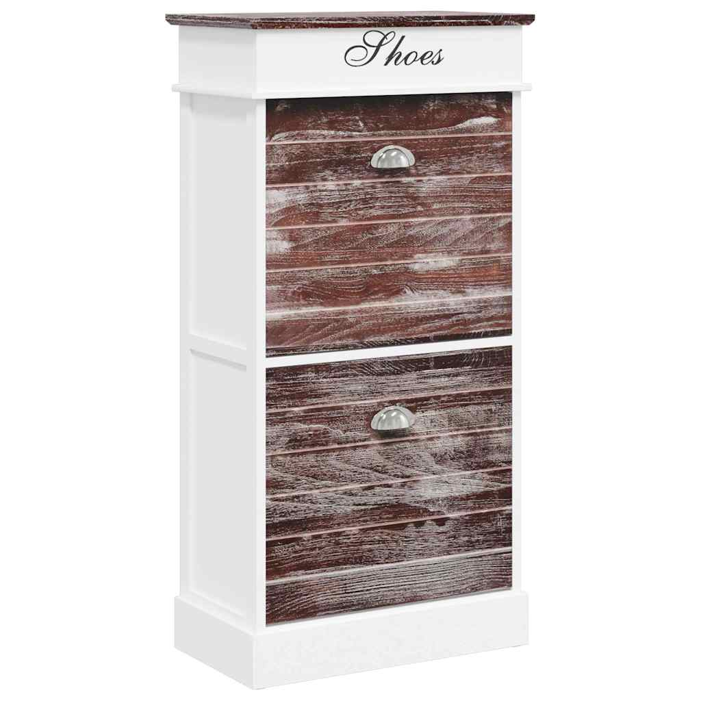 Shoe Cabinet Brown 50x28x98 cm Paulownia Wood