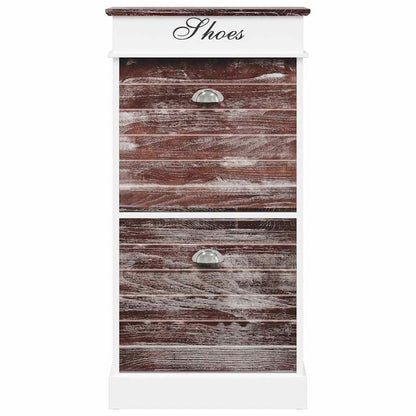 Shoe Cabinet Brown 50x28x98 cm Paulownia Wood