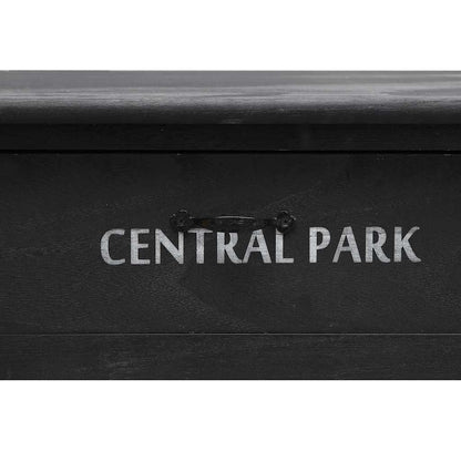 284141 vidaXL Coffee Table Black 100x50x45 cm Wood