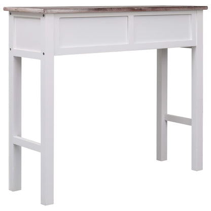 Console Table Brown 90x30x77 cm Wood