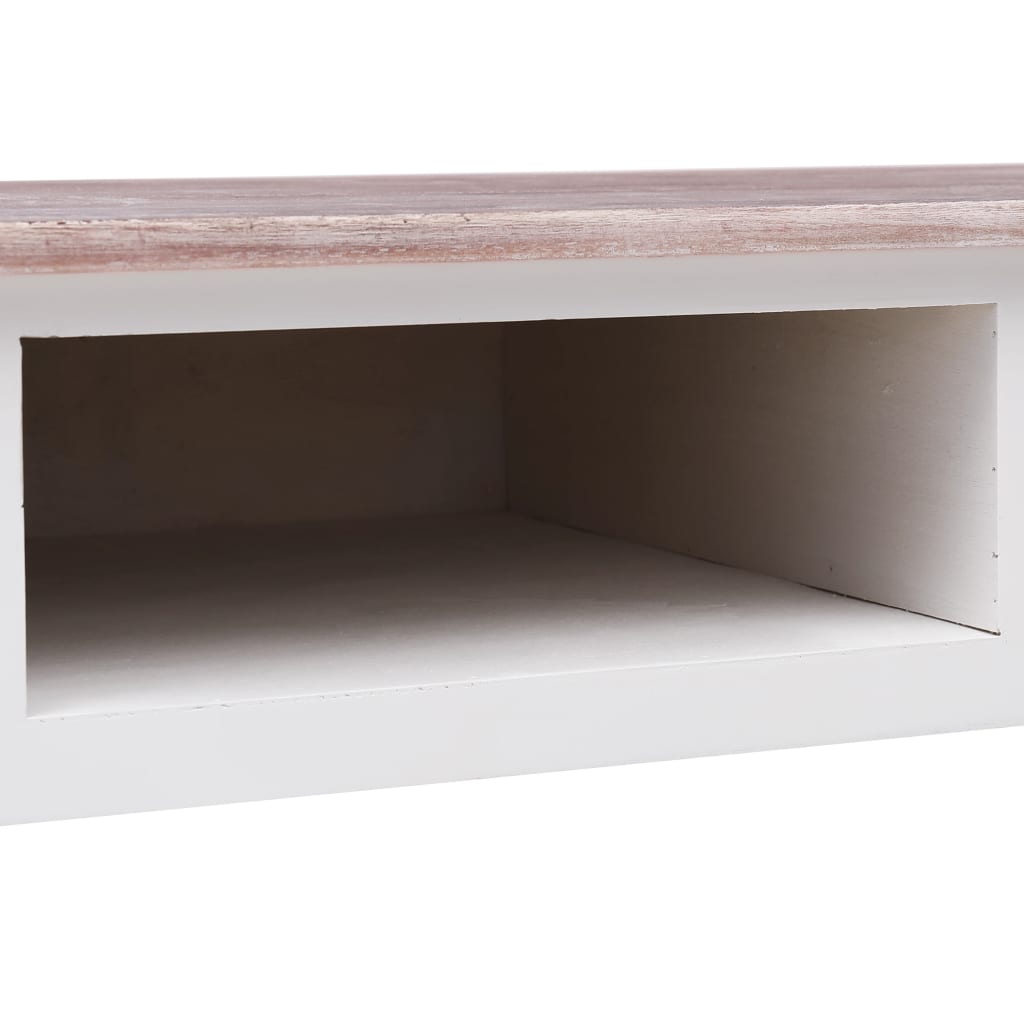 Writing Desk Brown 110x45x76 cm Wood